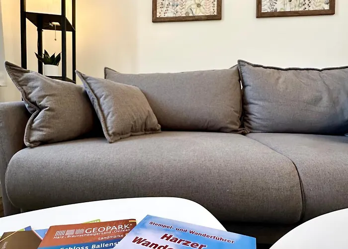 Am Harz Mit Kueche, Balkon, Waschmaschine, Parkplatz Mit Wallbox بالنشتيت